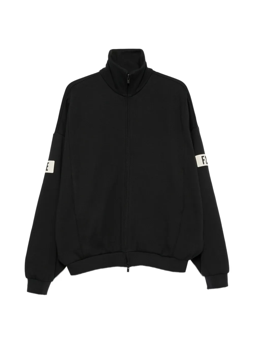 FEAR OF GOD ESSENTIALS logo-patch zip-up jacket - Schwarz