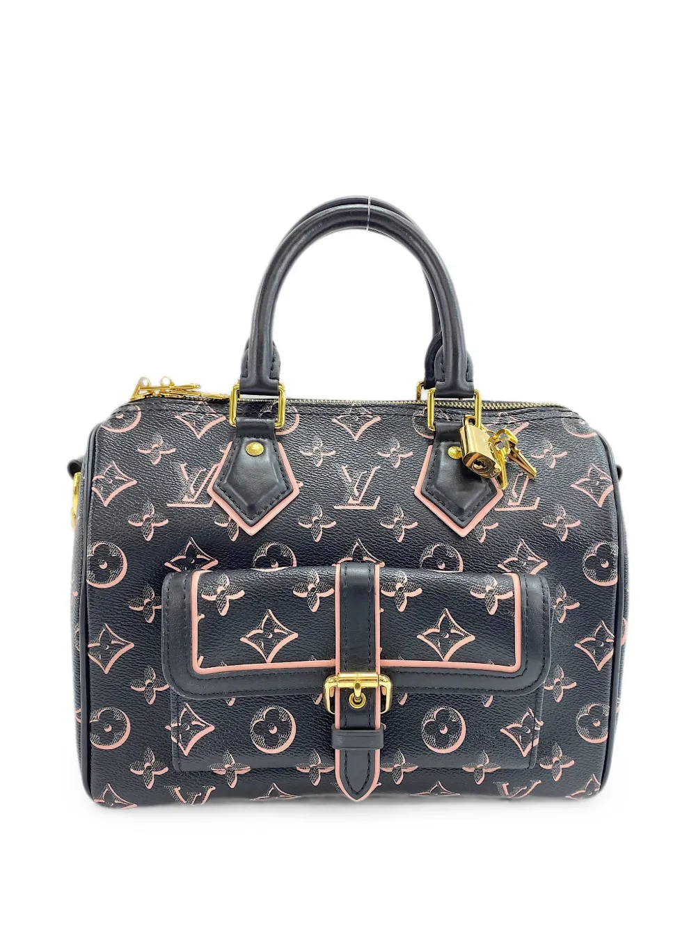 Louis Vuitton Pre-Owned 2022 Speedy Bandoulière Monogram tote bag - Black