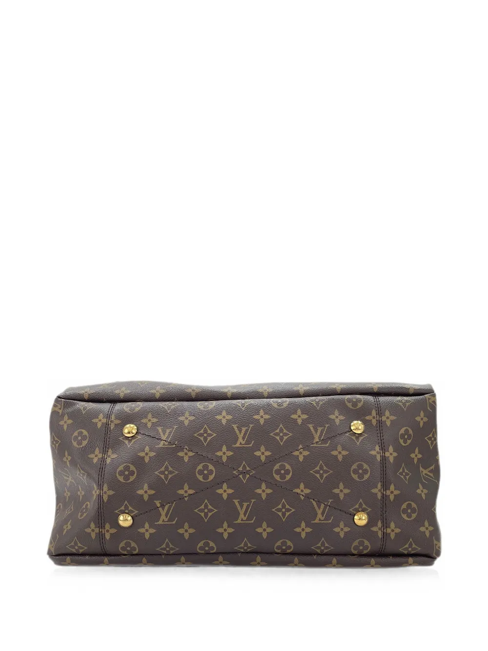 Louis Vuitton 2010 Artsy Mm Tote Bag In Brown