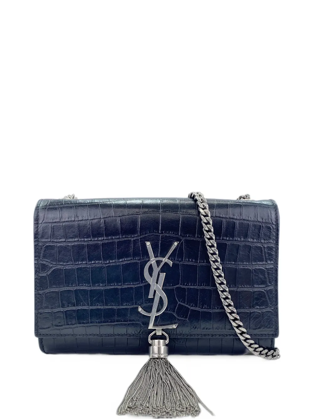 Saint Laurent Pre-Owned 2010s Kate tassel shoulder bag - Black