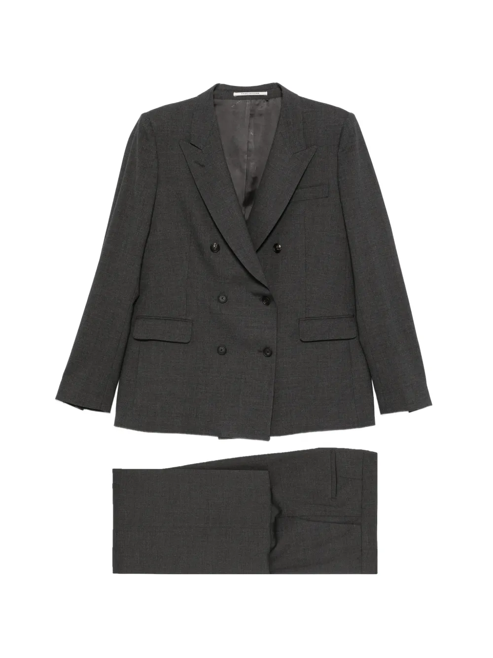 Tagliatore double-breasted peak-lapels suit - Grigio