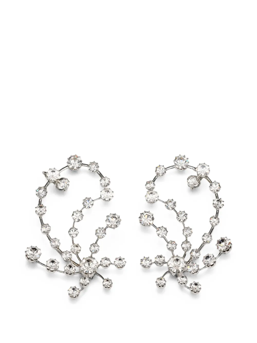 Magda Butrym crystal-embellished branching earrings - Silber
