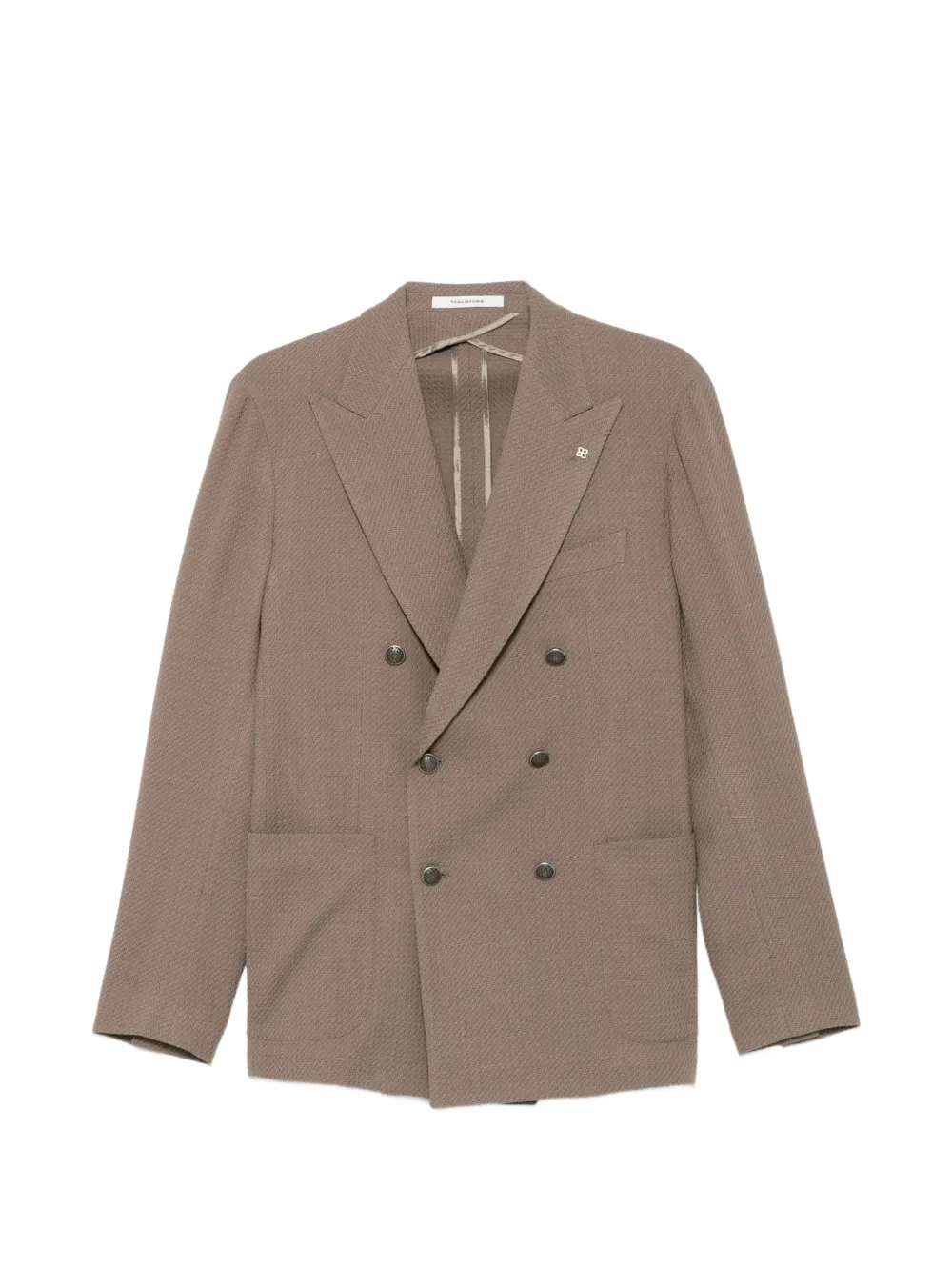 Tagliatore double-breasted peak-lapels blazer - Grigio