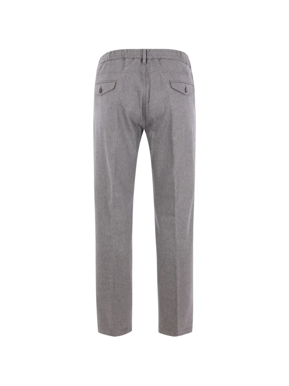Eleventy Gemêleerde broek met trekkoordtaille Grijs