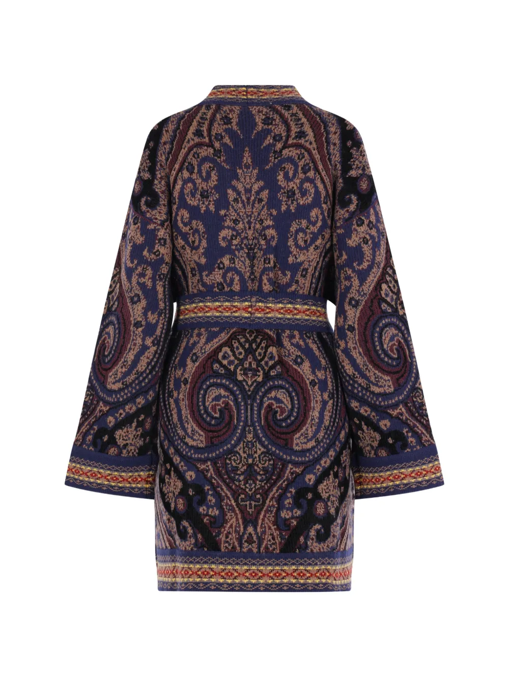 ETRO paisley-pattern Belted Jacket | ブルー | FARFETCH JP