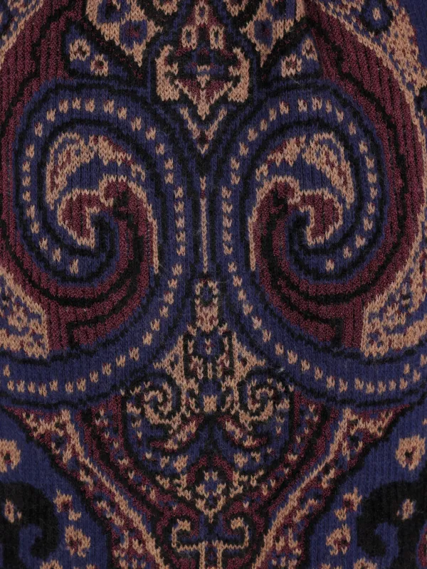 ETRO paisley-pattern Belted Jacket | ブルー | FARFETCH JP