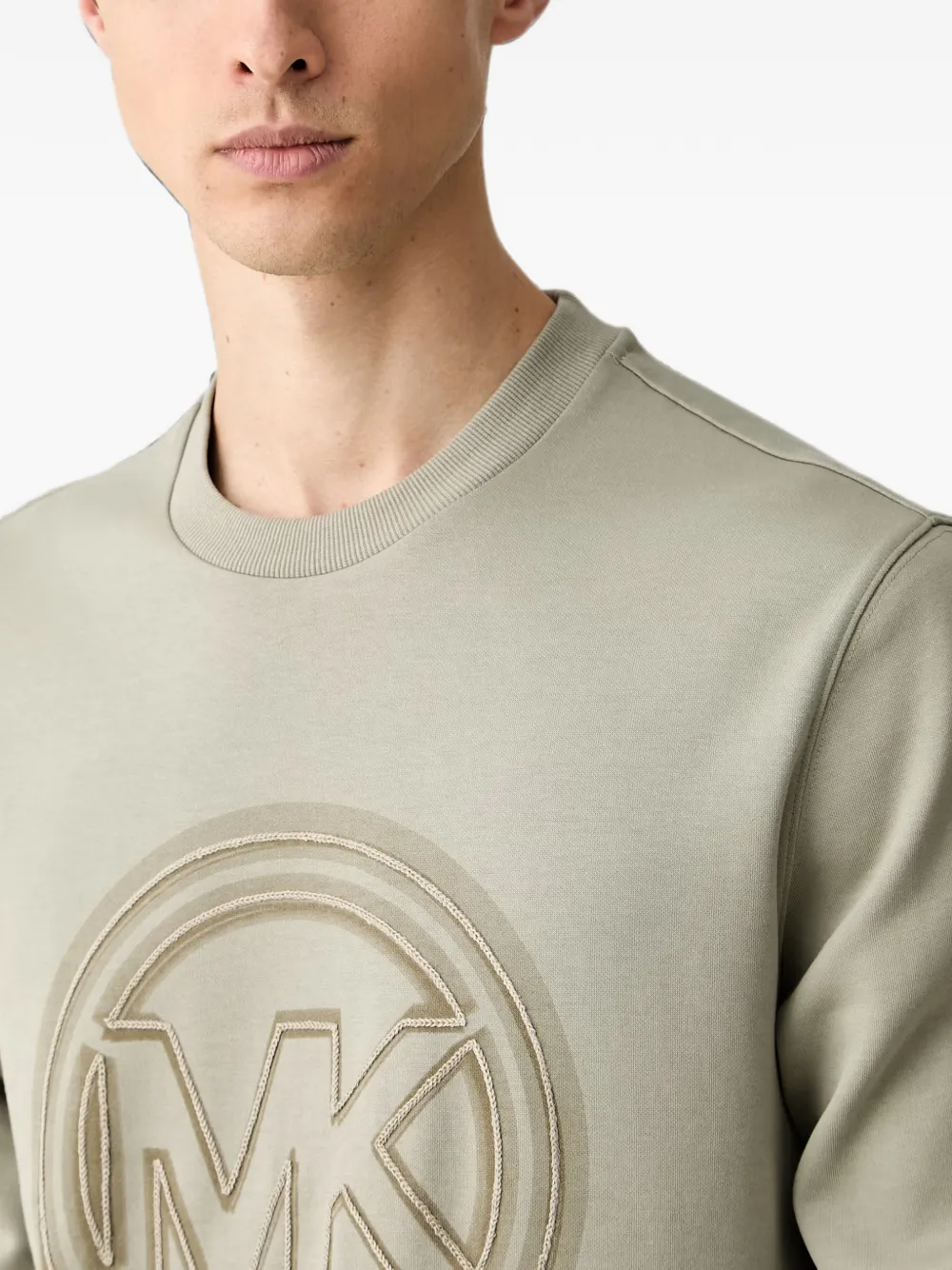 Michael Kors Trui met logopatch Grijs