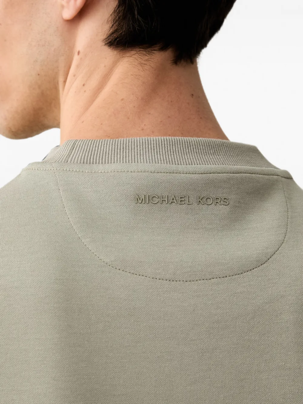 Michael Kors Trui met logopatch Grijs
