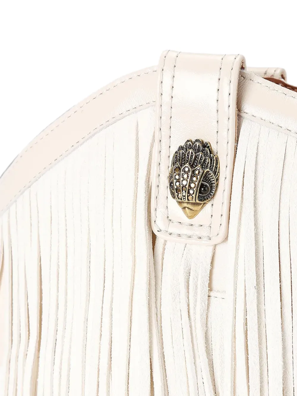 Kurt Geiger London fringed beaded boots Beige