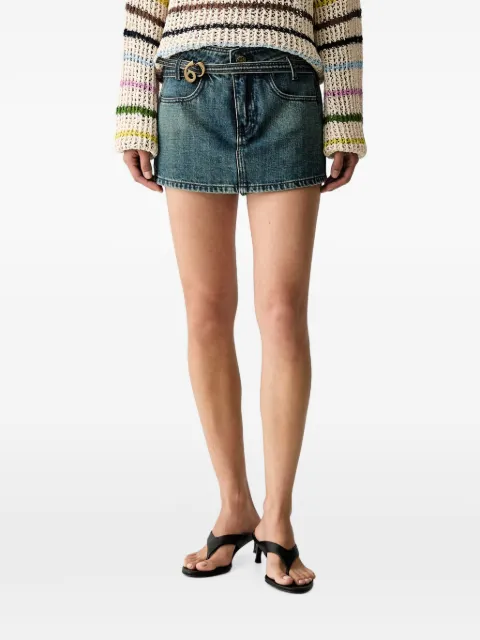 Miss Sixty belted denim shorts
