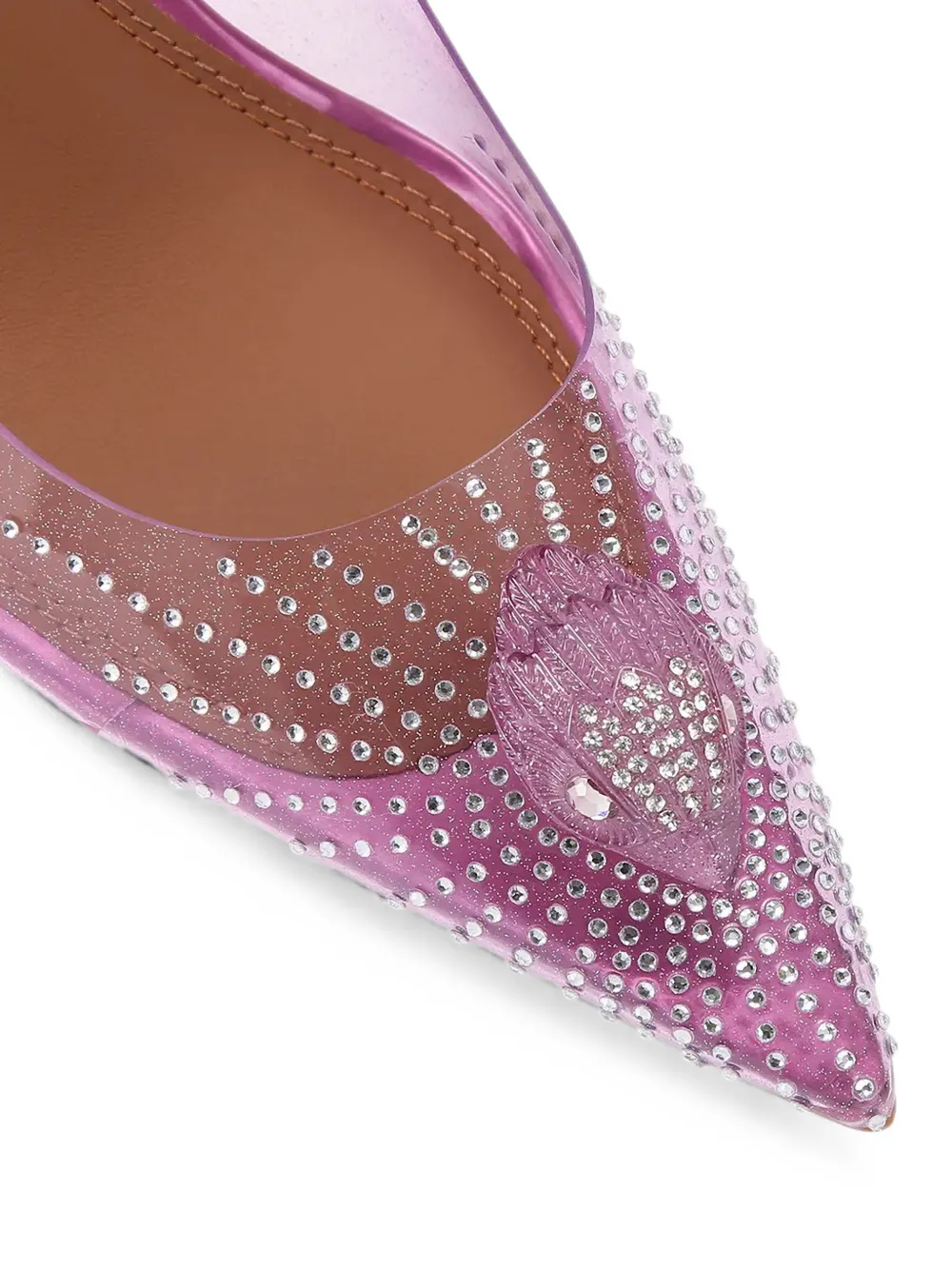 Kurt Geiger London crystal-embellished Eagle pumps Wit