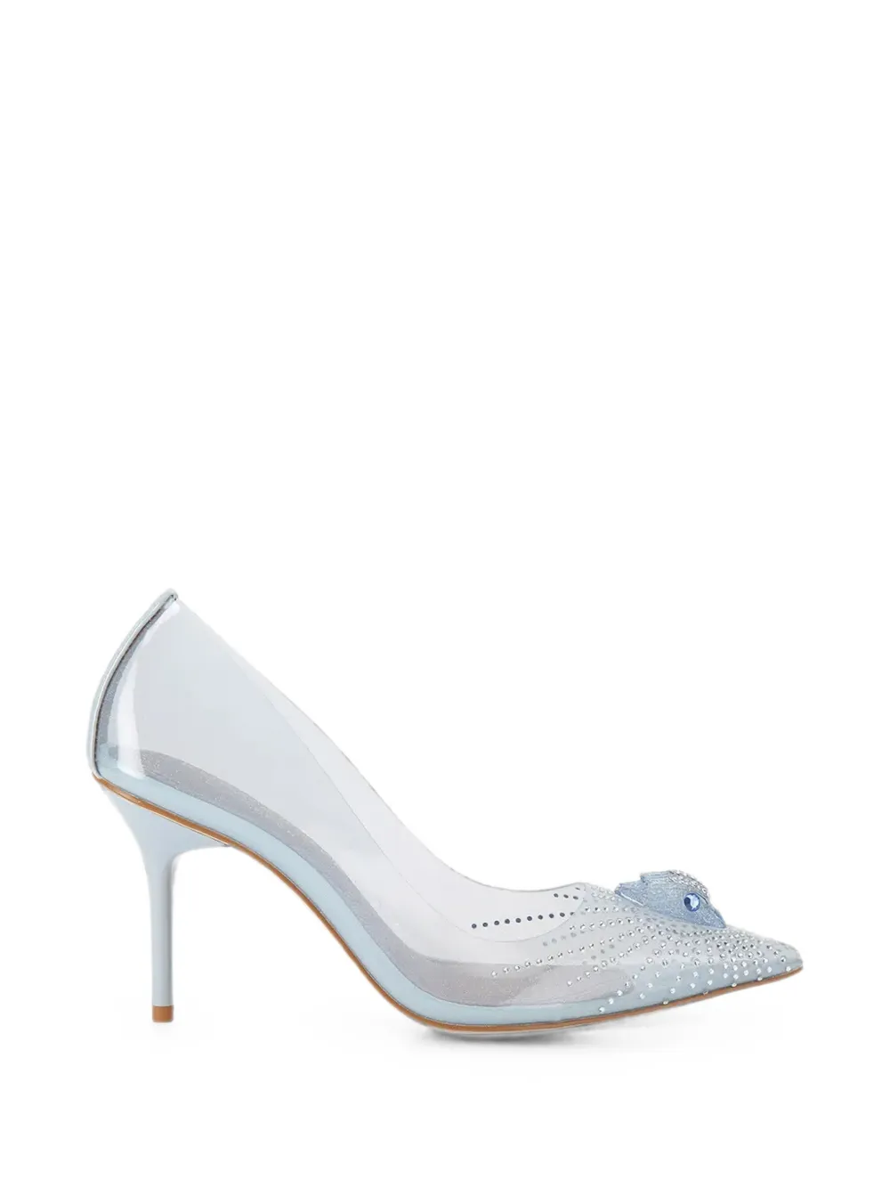 Kurt Geiger London crystal-embellished Eagle pumps Wit