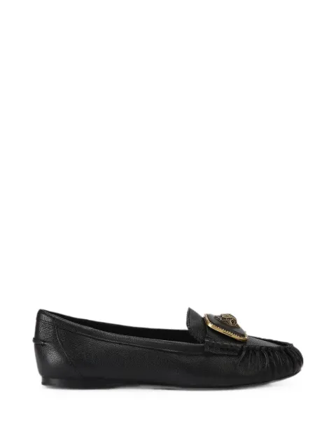 Kurt Geiger London Eagle-plaque leather loafers