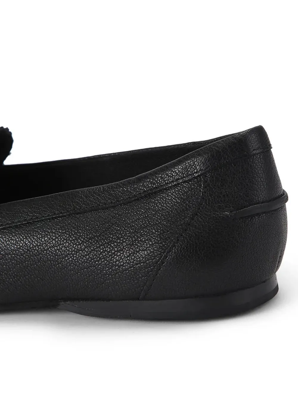 Kurt Geiger London Eagle-plaque leather loafers Zwart