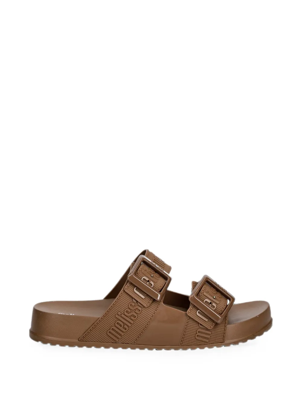 Melissa Cozy Slide M-lover Logo-print Slides In Brown
