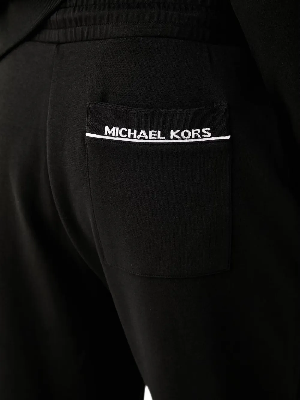 Michael Kors Trainingsbroek met logopatch Zwart