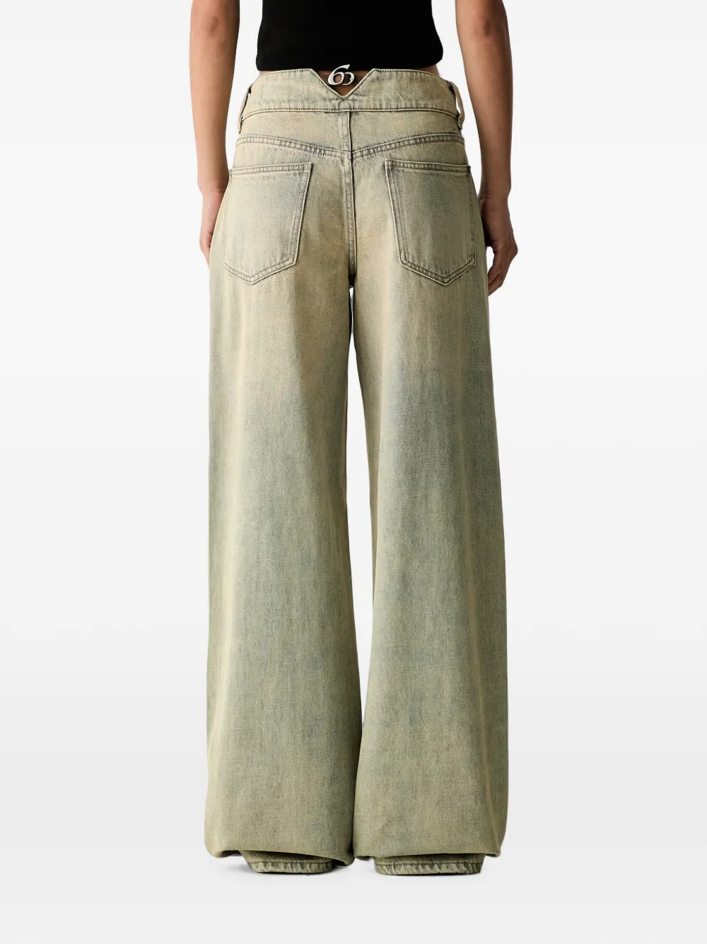 Miss Sixty logo detail jeans Blauw