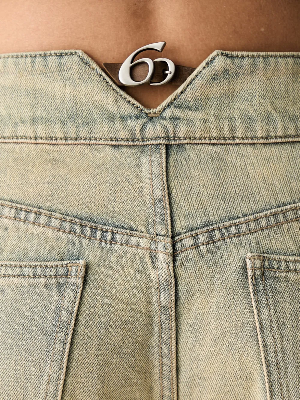 Miss Sixty logo detail jeans Blauw