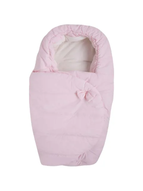 Mayoral bow-detail padded sleep bag
