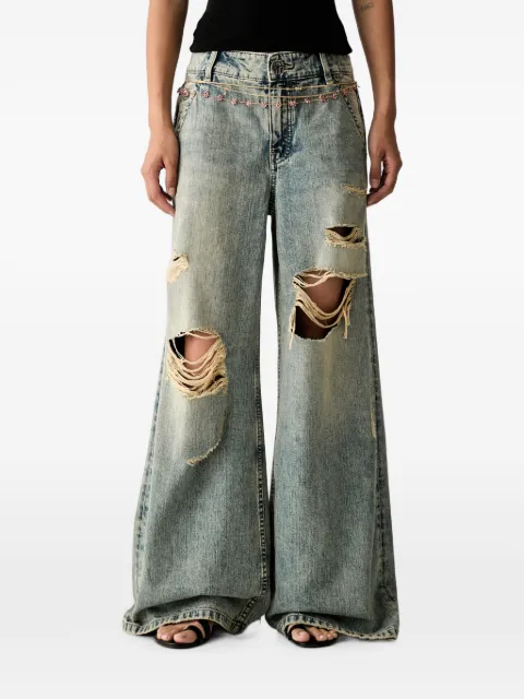 Miss Sixty distressed flared jeans