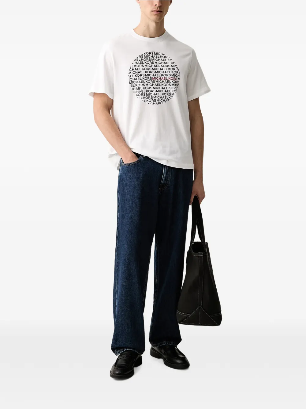 Michael Kors logo-print T-shirt Wit