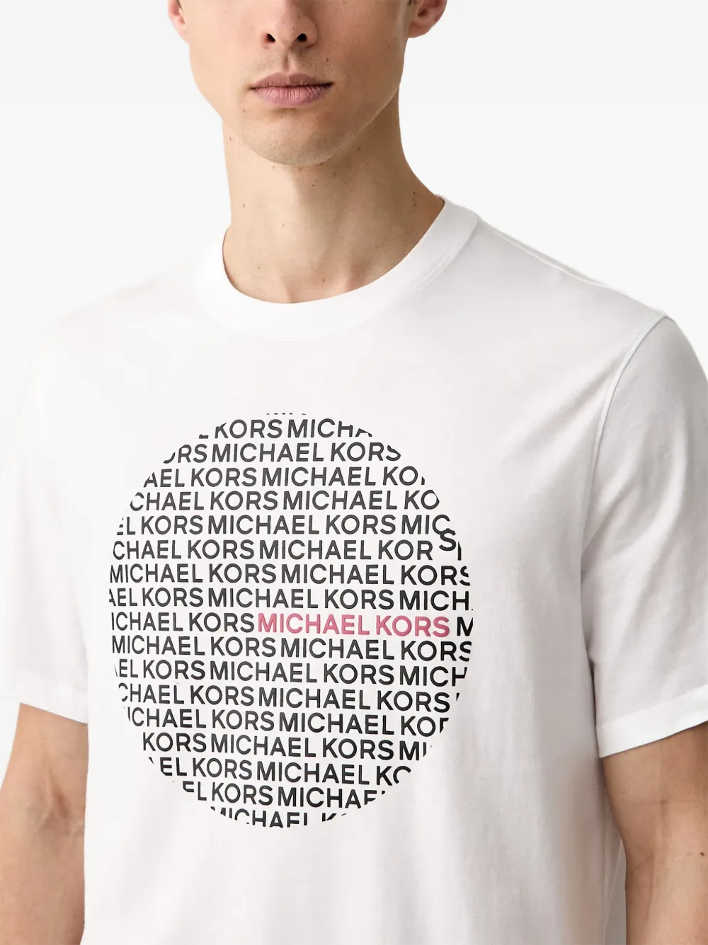 Michael Kors logo-print T-shirt Wit