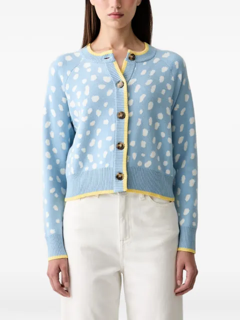 NEVER FULLY DRESSED polka-dot button-up cardigan
