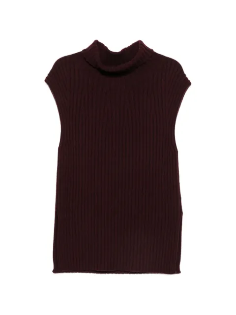 BOMPARD ribbed cashmere vest