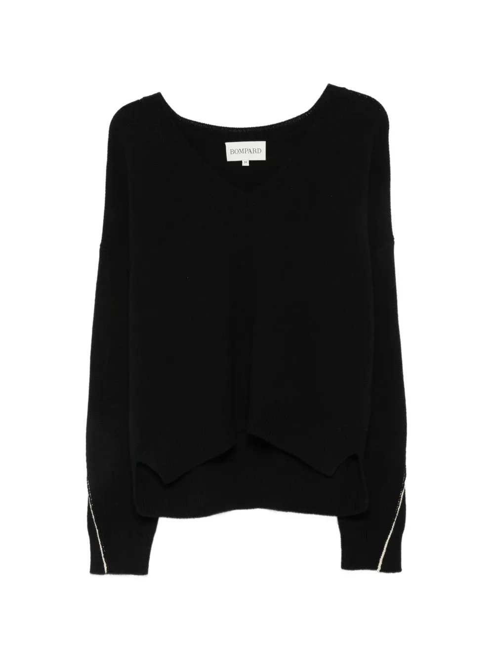 BOMPARD V-neck cashmere sweater Zwart