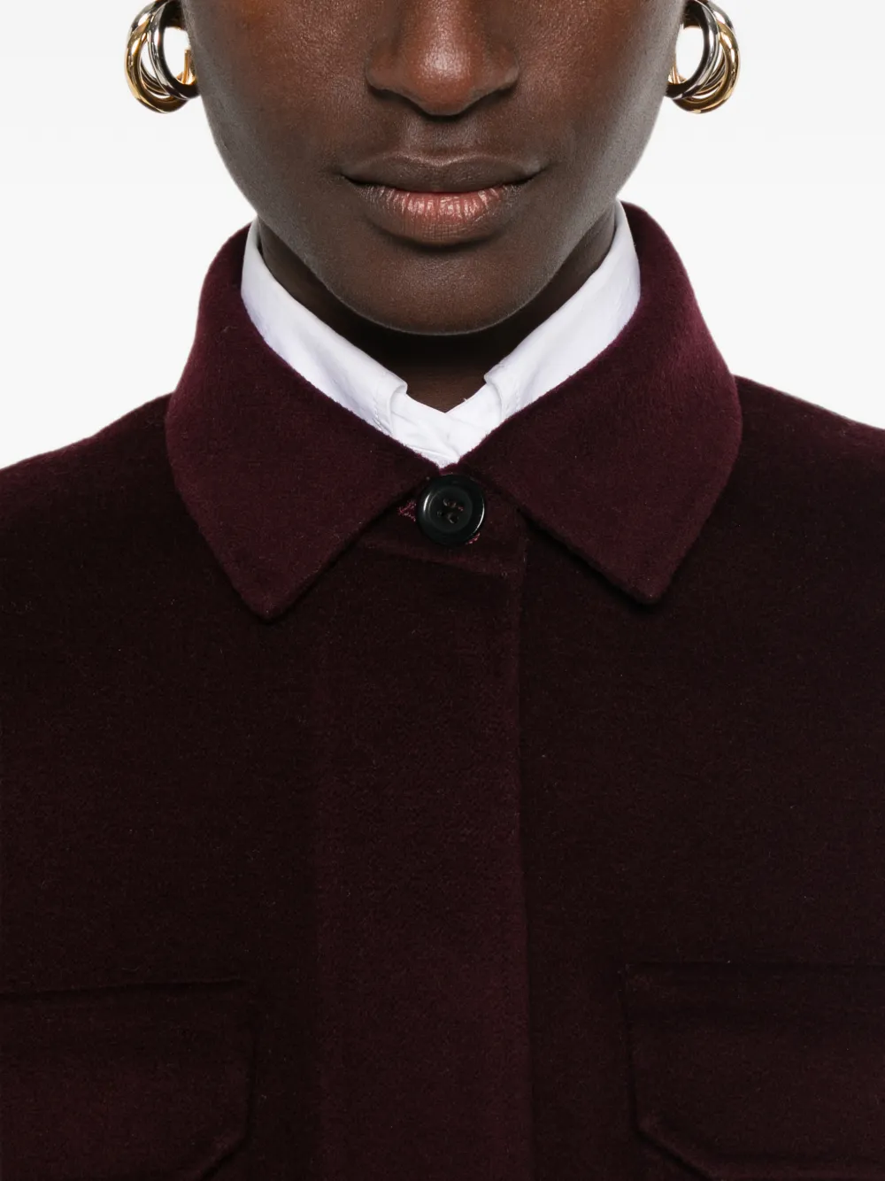 Bompard Double-sided Flap-pocket Jacket In Red