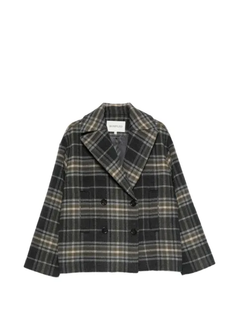 BOMPARD tartan double-breasted jacket 
