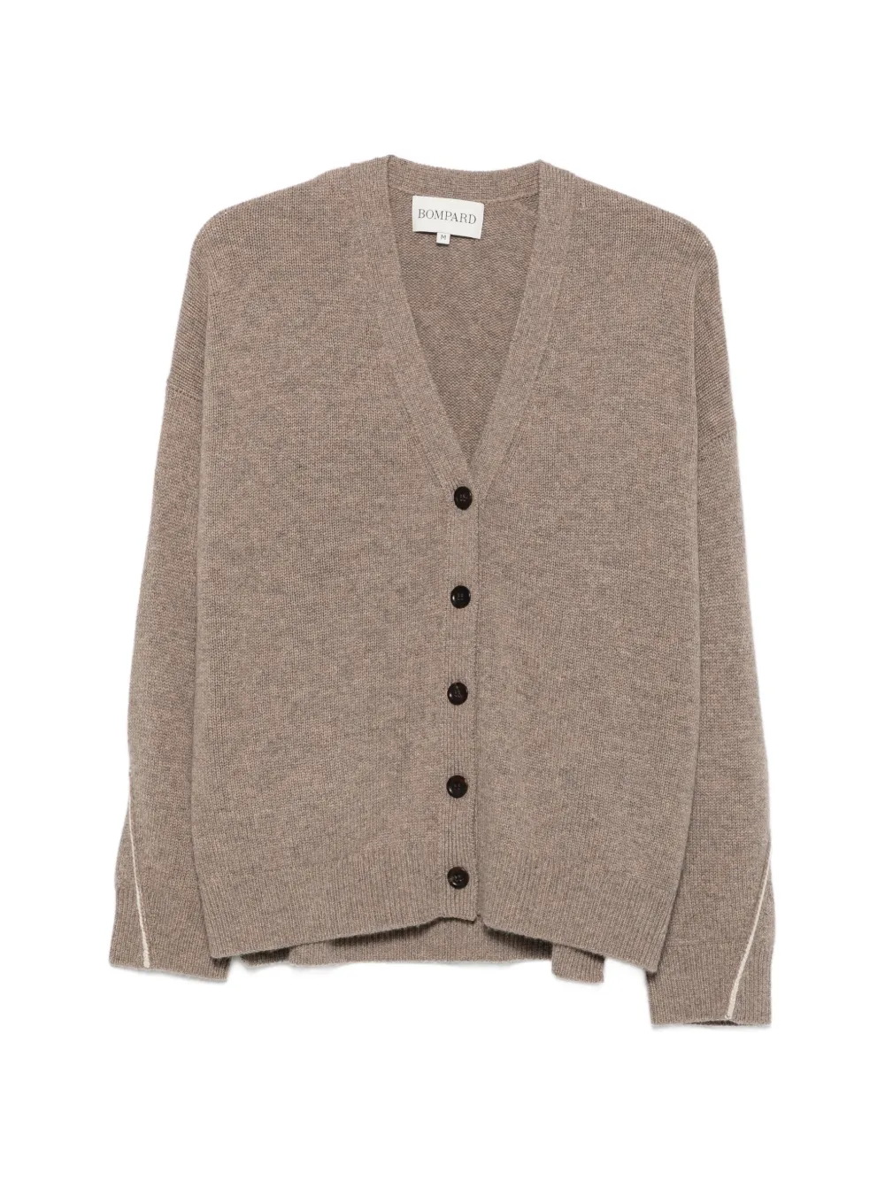 BOMPARD V-neck cardigan - Nude