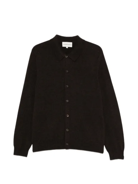 BOMPARD jersey-knit shirt-collar cardigan