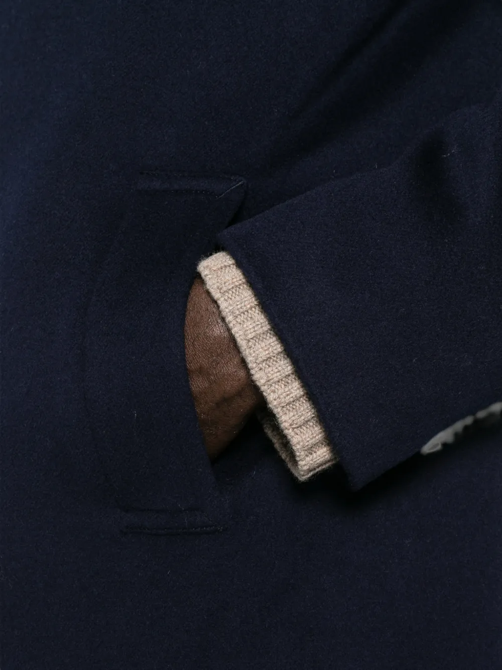 BOMPARD Dubbelzijdige jas met enkele rij knopen Blauw