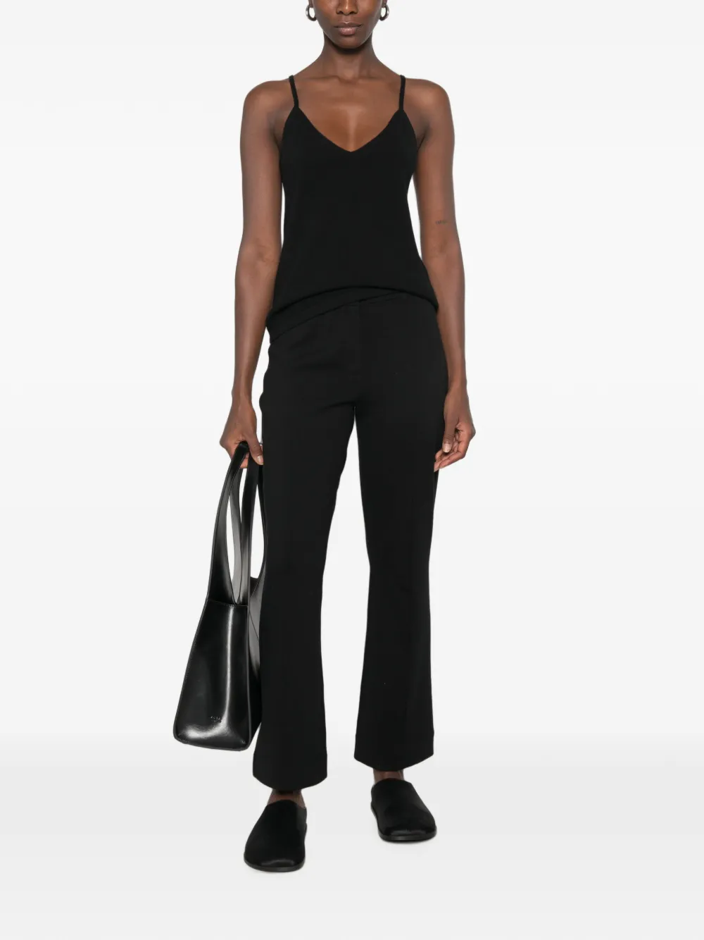 BOMPARD Milano bootcut broek Zwart