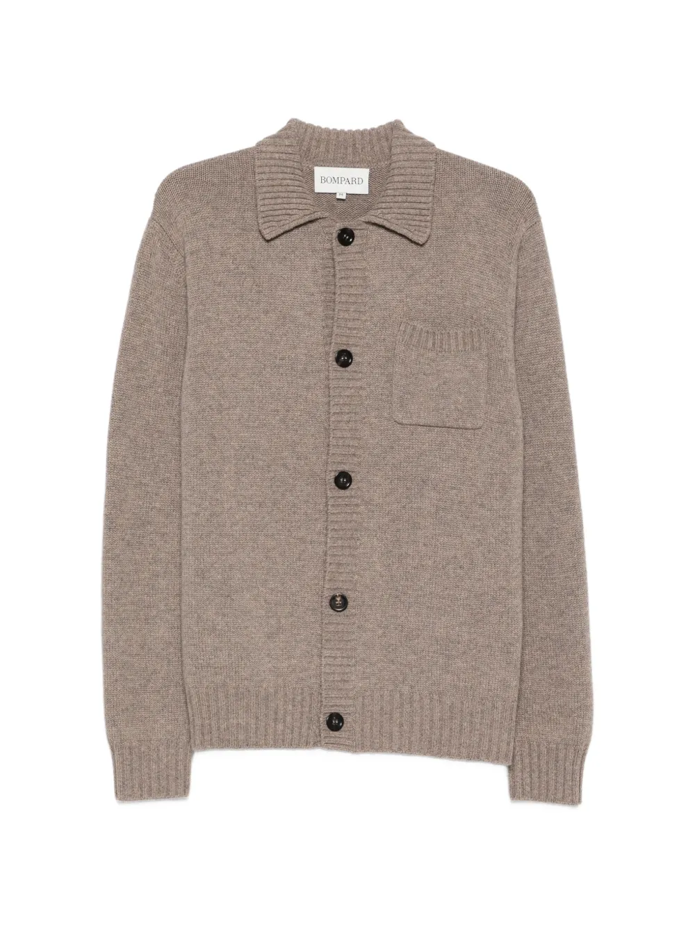 BOMPARD Cardigan con taschino - Marrone