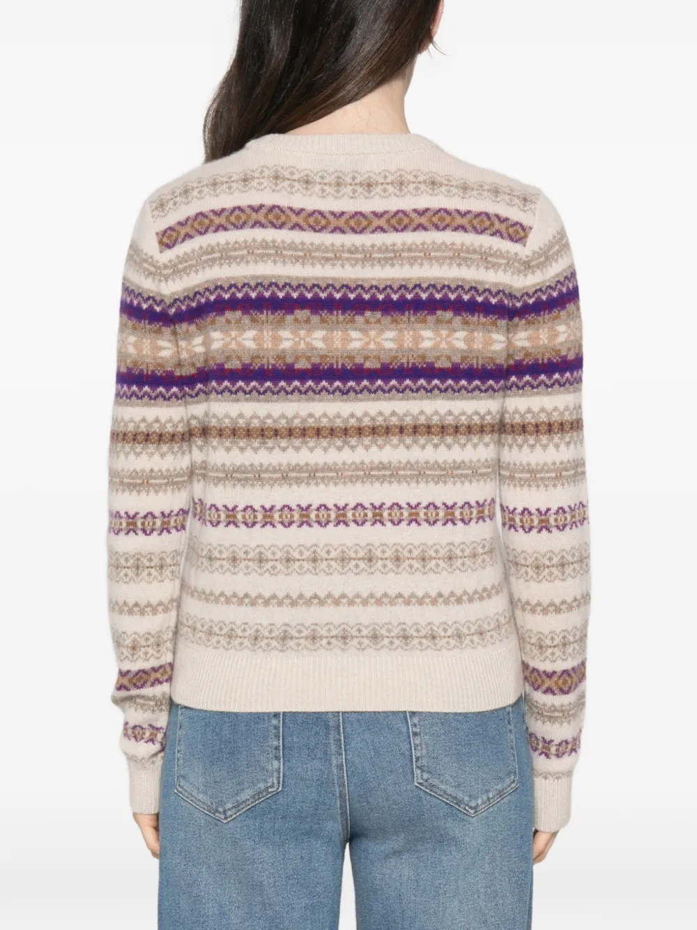 BOMPARD Sweater met ronde hals Beige