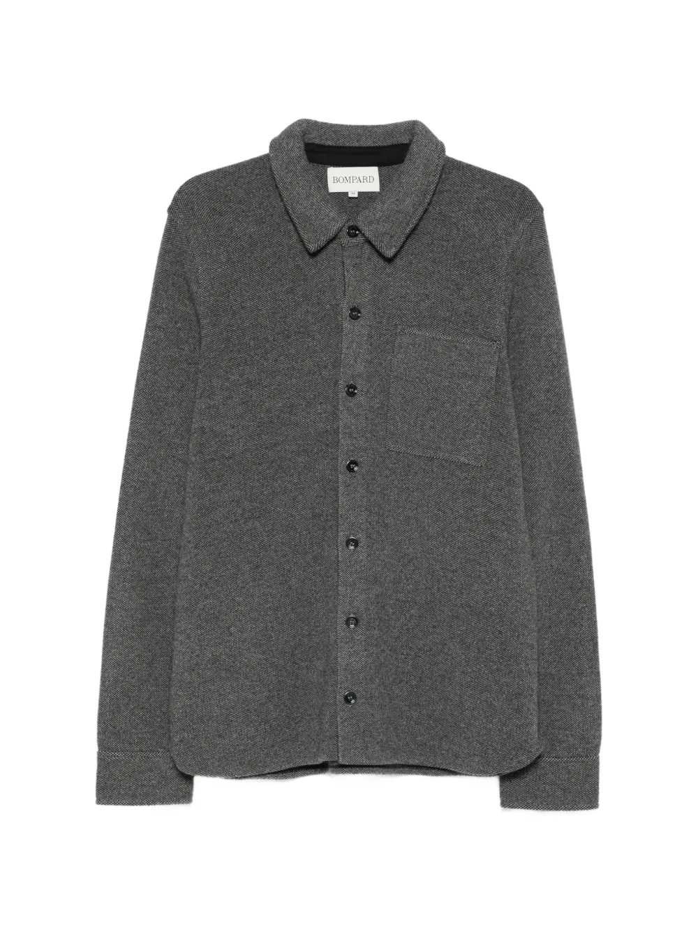 Bompard Chest-pocket Shirt Jacket In Grau