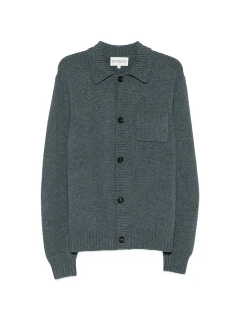 BOMPARD shirt-collar chest-pocket cardigan