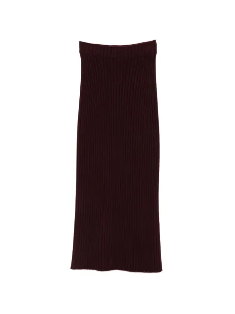 BOMPARD ribbed cashmere maxi skirt