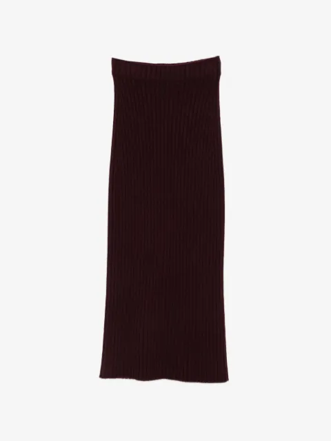 BOMPARD ribbed cashmere maxi skirt