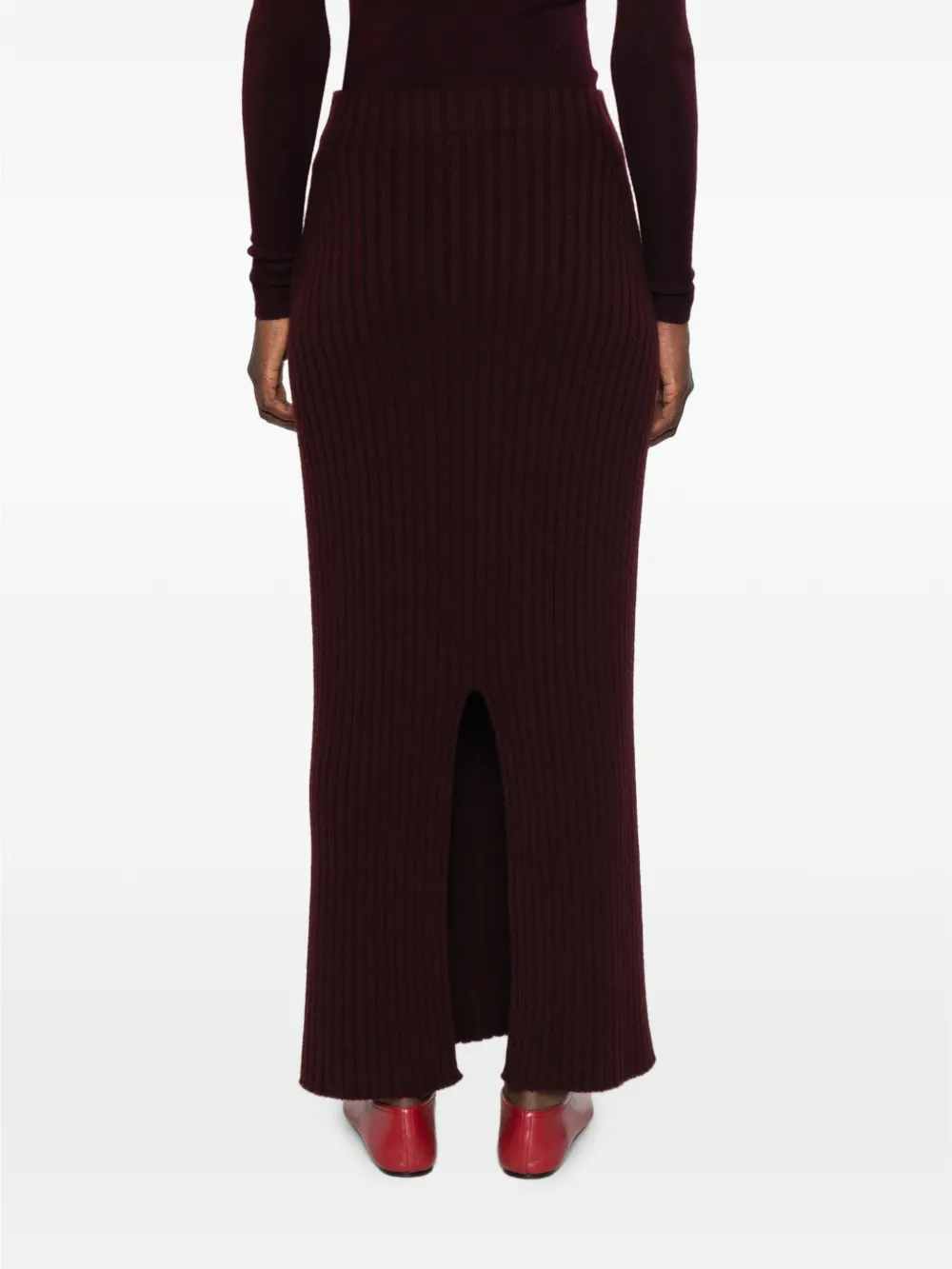BOMPARD Kasjmier maxi-rok Rood