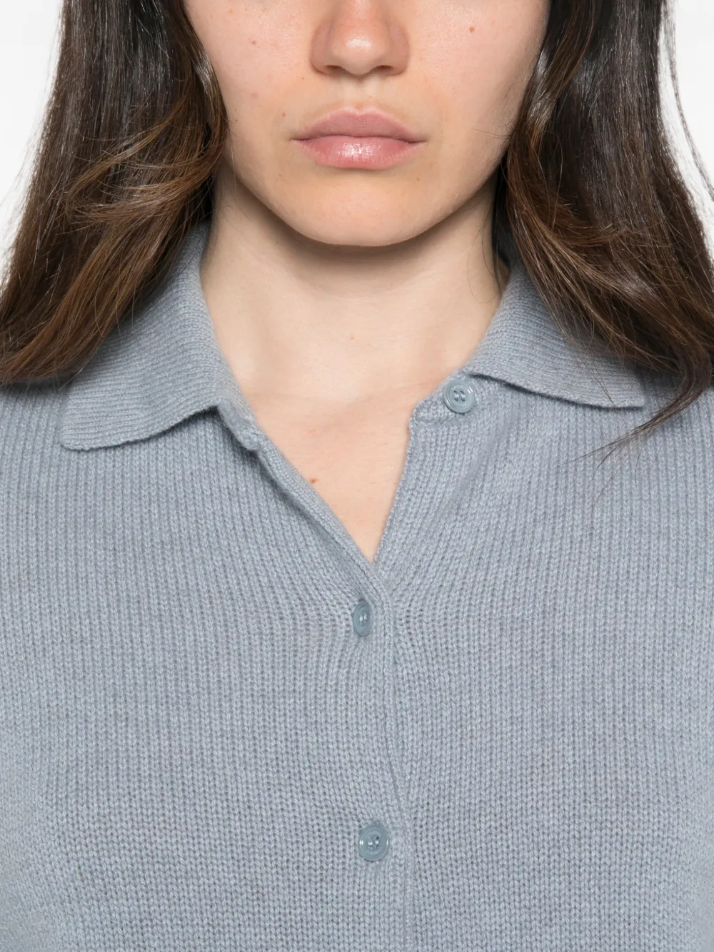 BOMPARD Kasjmier vest met stiksels Blauw