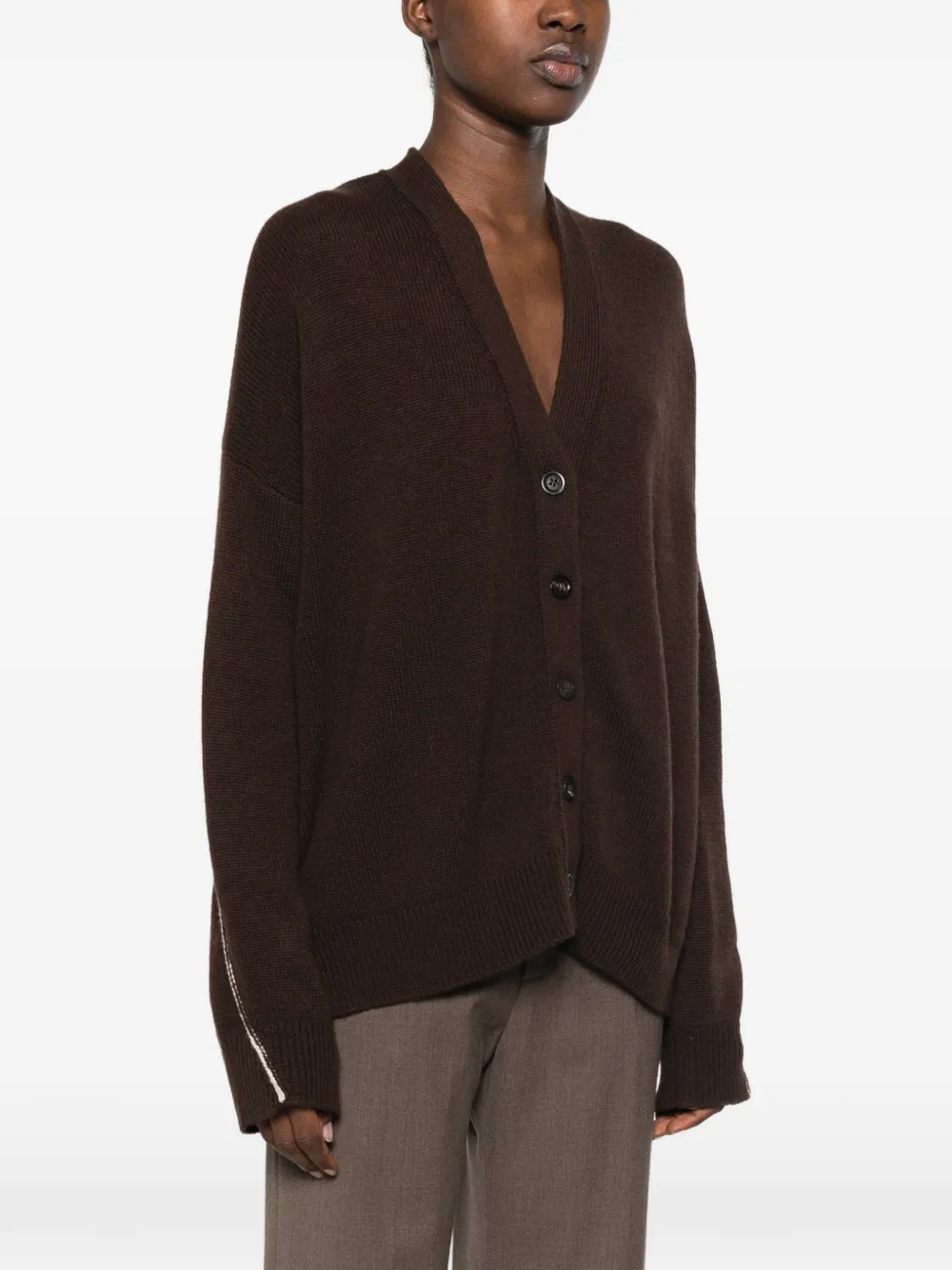 BOMPARD Button-up vest Bruin