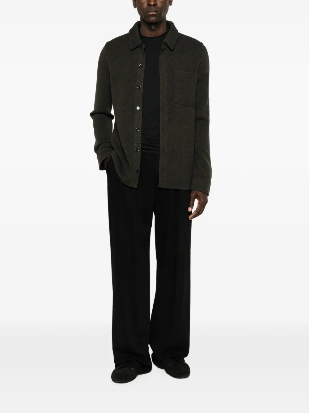 BOMPARD Shirtjack met borstzak Groen