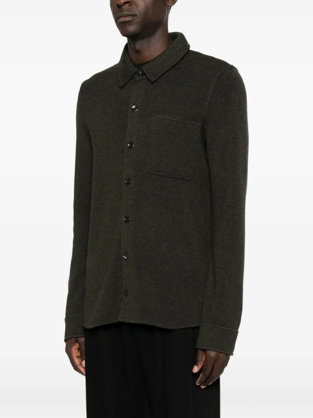 BOMPARD Shirtjack met borstzak Groen