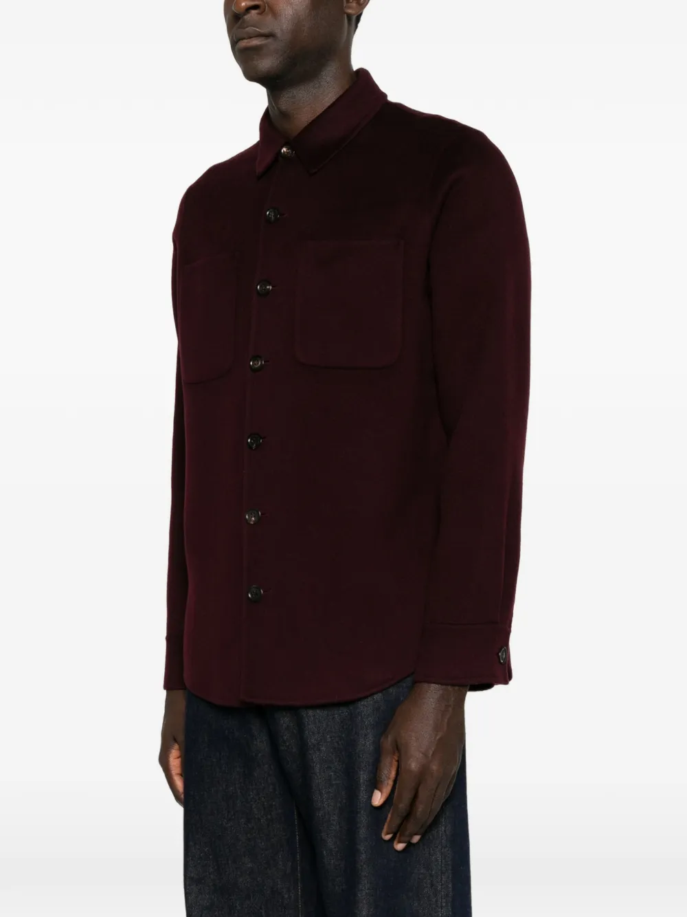 BOMPARD Shirtjack met lange mouwen Paars