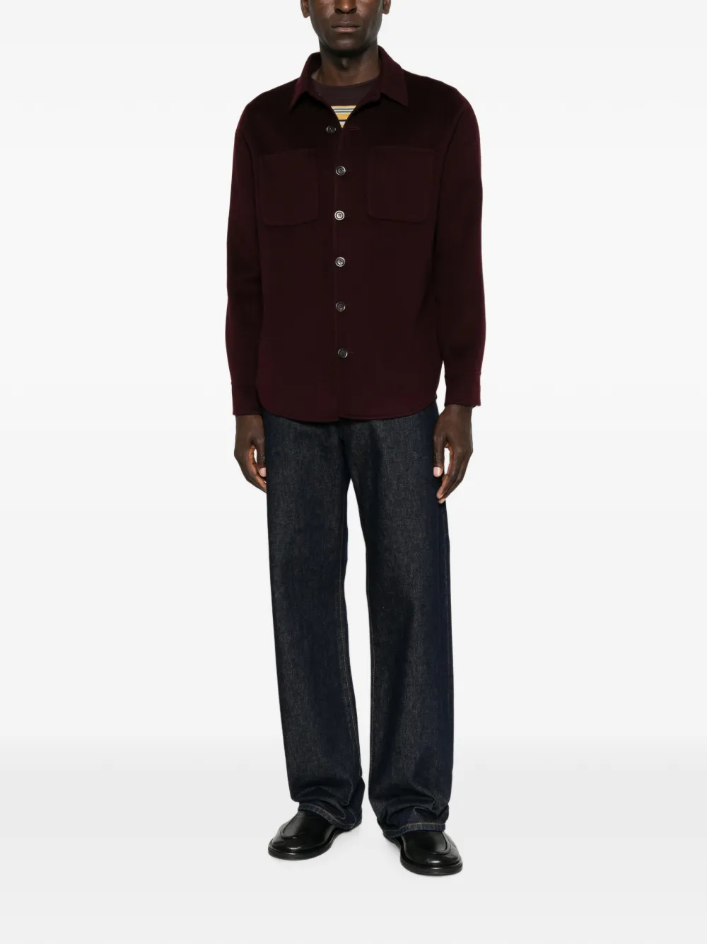 BOMPARD Shirtjack met lange mouwen Paars