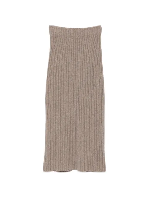 BOMPARD ribbed cashmere maxi skirt