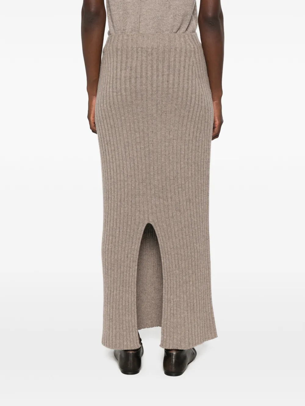 BOMPARD Kasjmier maxi-rok Beige